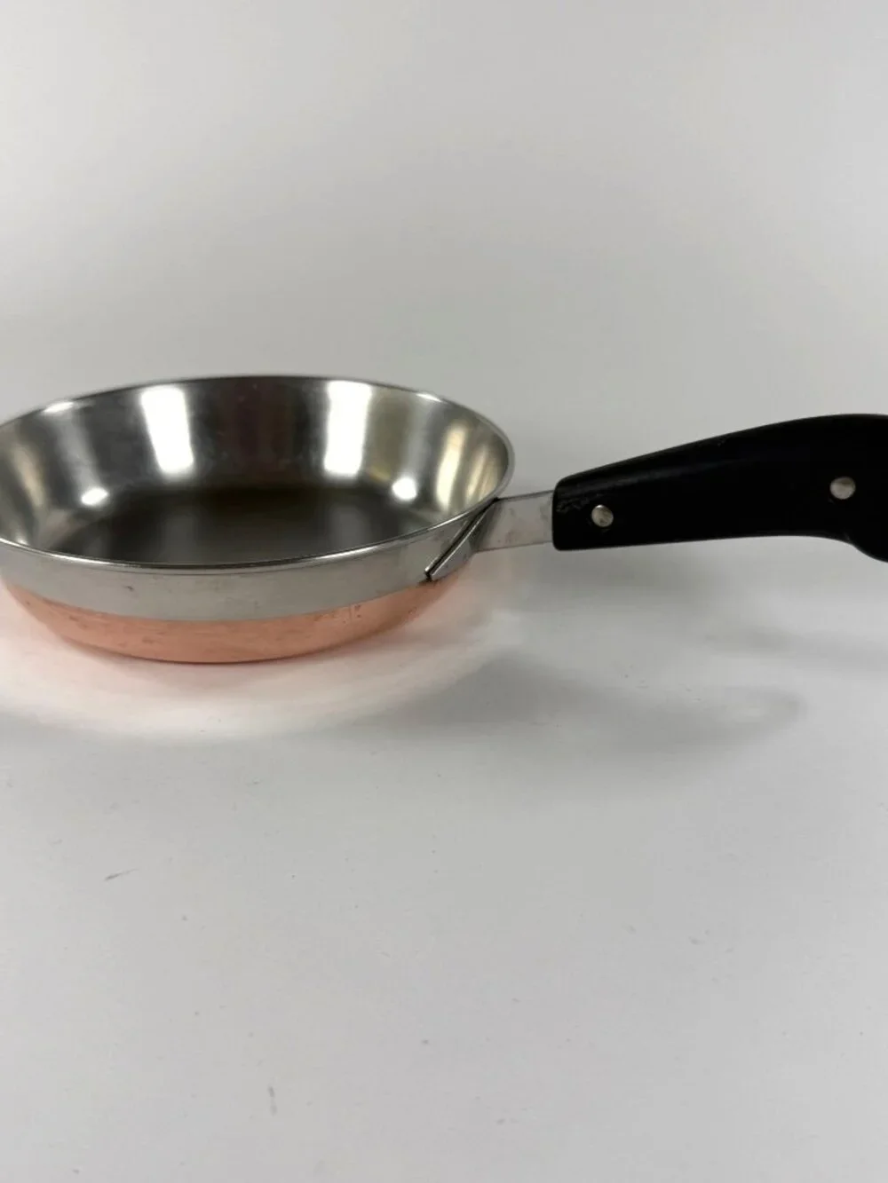 Revere Ware 7 Inch Copper Clad Stainless Steel Skillet Frying Pan Classic Design